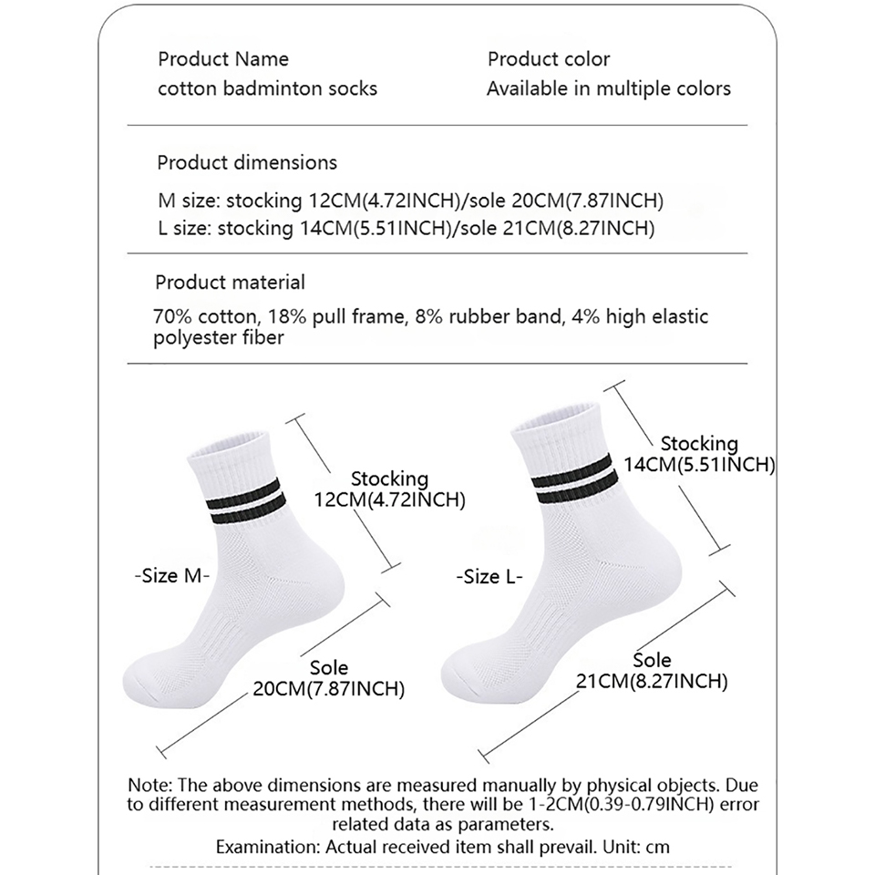 Loogdeel Cotton Non-slip Breat - Ankle Support Badminton ulasan dan harga