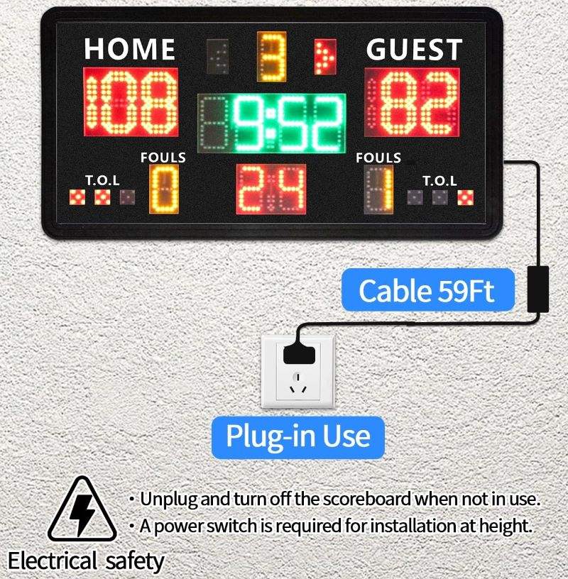 Portable Console Panel Control - Scoreboard Digital ulasan dan harga
