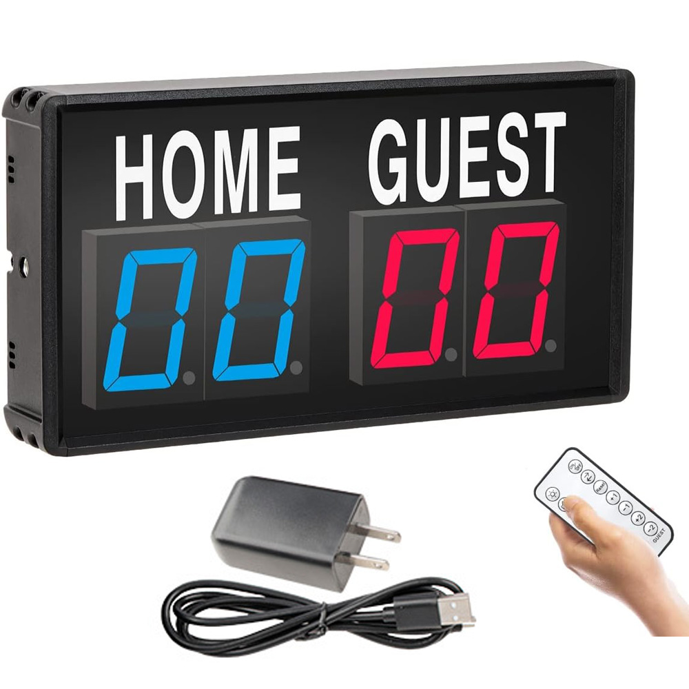 Portable 4 Digit LED Scoreboar - Scoreboard Digital ulasan dan harga