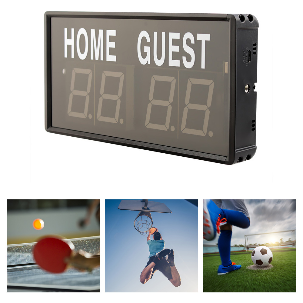 Portable 4 Digit LED Scoreboar - Scoreboard Digital ulasan dan harga