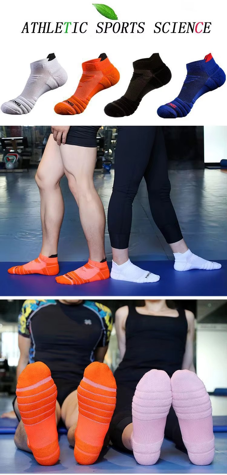 Sports Socks Men's Running Pro - Ankle Support Badminton ulasan dan harga