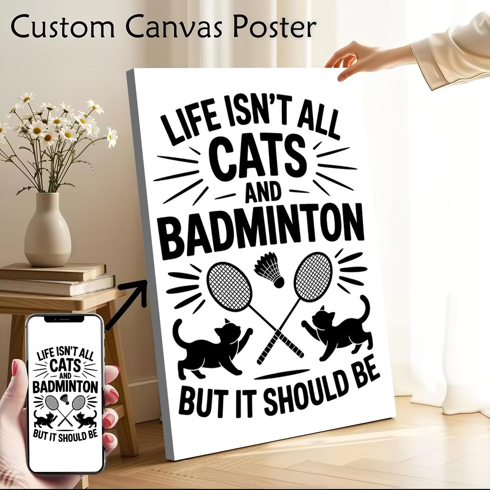 Cats and Badminton Funny Quote - Badminton Quotes Funny ulasan dan harga