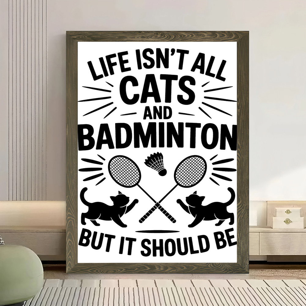 Cats and Badminton Funny Quote - Badminton Quotes Funny ulasan dan harga