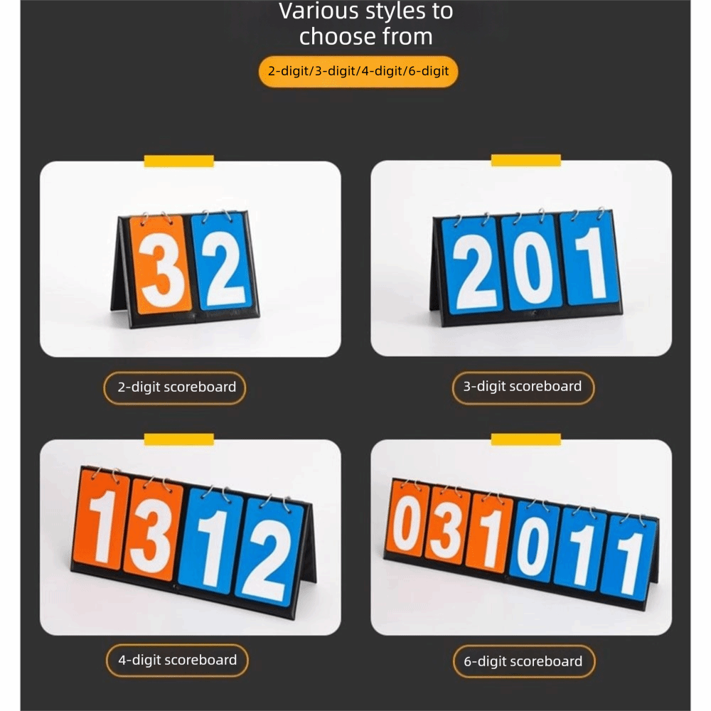 2/3/4/6 Digit Digital Flip Sco - Scoreboard Digital ulasan dan harga